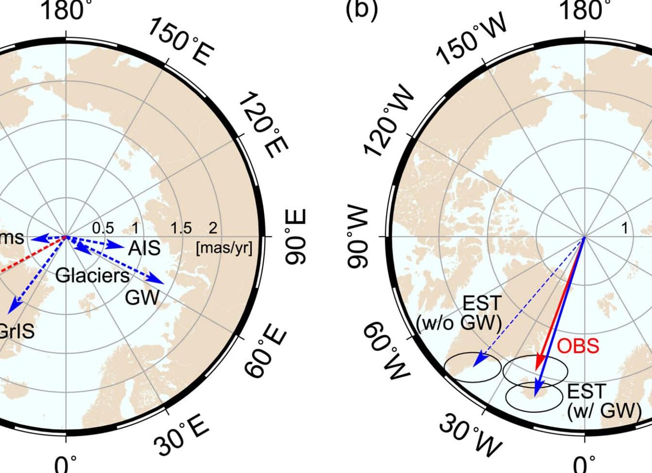 Исследование: за 17 лет люди сдвинули земную ось